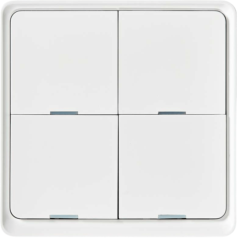 Nedis SmartLife Trådlös Strömbrytare Zigbee 3.0 4 knappar