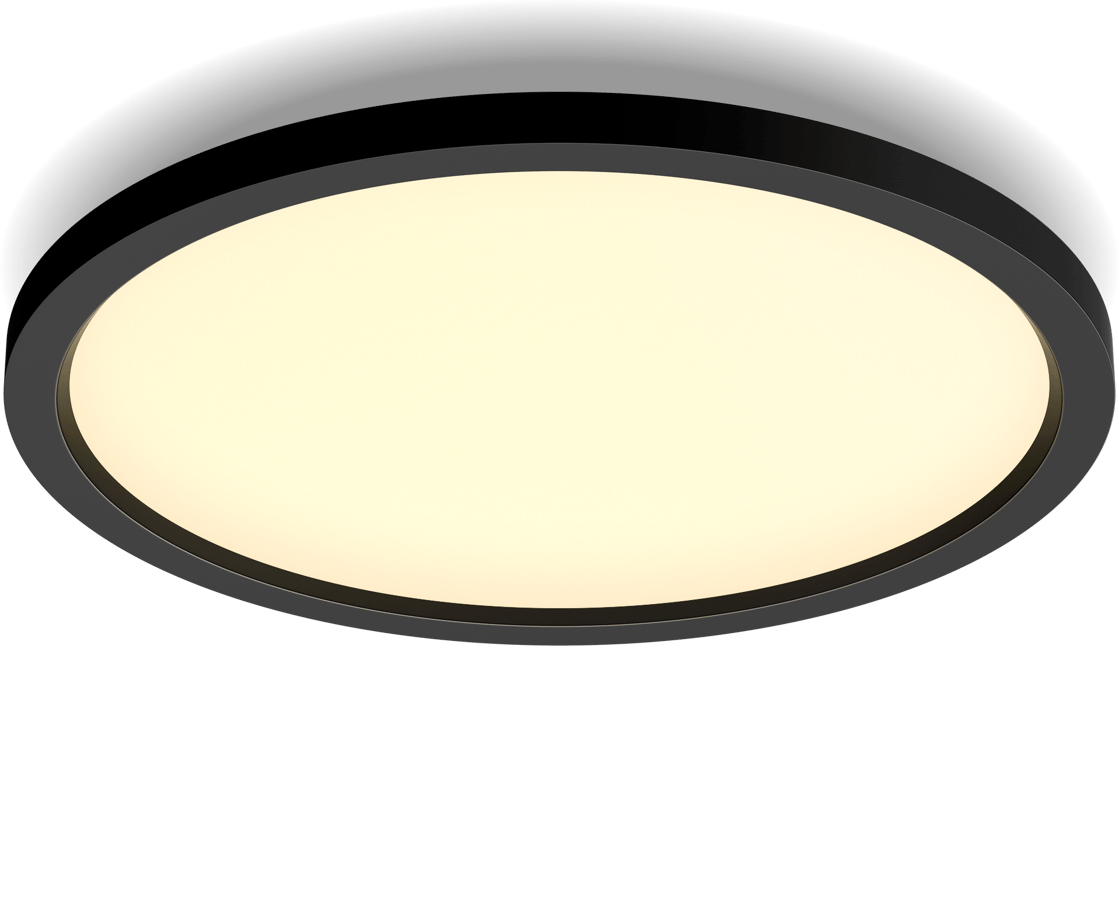 Philips Hue Aurelle WA Rund Ljuspanel 39.5cm Svart