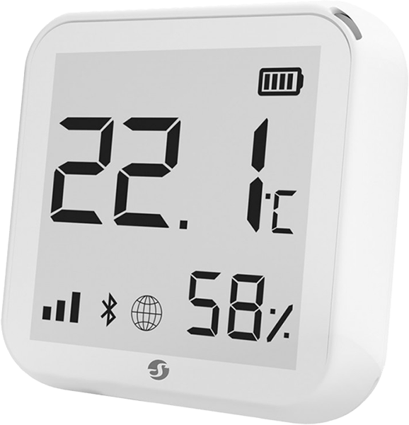 Shelly Plus H&T Vit Gen 3 Temp och Fuktsensor WiFi