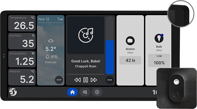 Shelly Wall Display X2 Black + BLU H&T Black