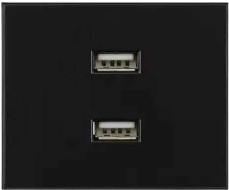 Shelly USB-laddare för Shelly Wall Display Bordsställ Svart