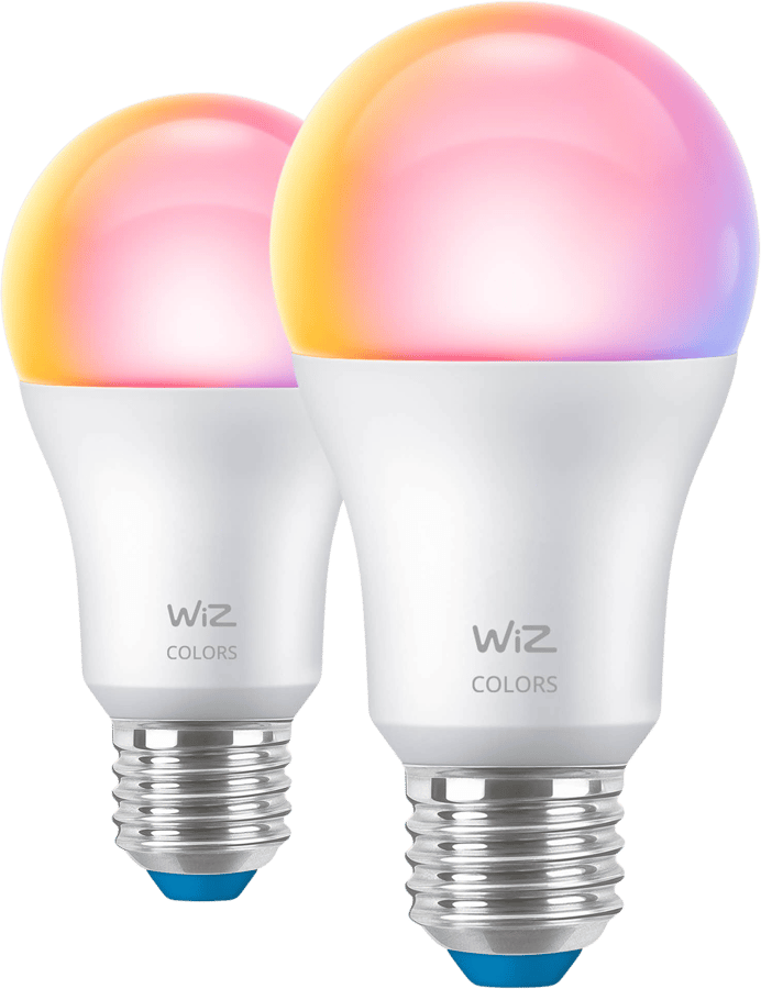 WiZ Wi-Fi Lampa E27 RGB 2-pack