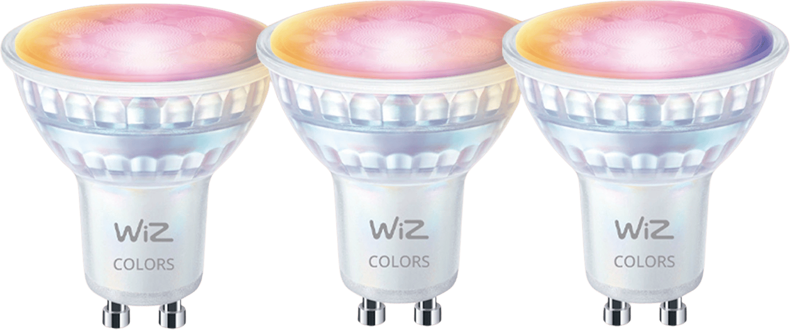 WiZ Wi-Fi Lampa GU10 RGB 3-pack