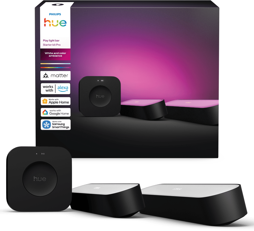 Philips Hue Play 2-pack + Bridge Pro