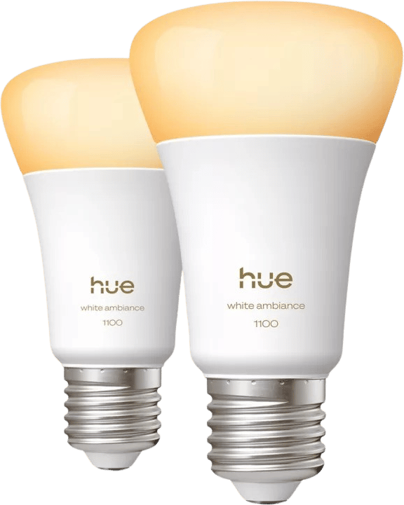 Philips Hue White Ambiance 1100lm E27 2-pack