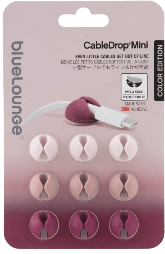 BlueLounge CableDrop Mini 9-P Rosa
