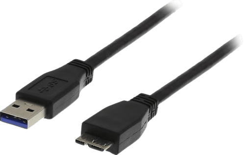 DELTACO USB 3.0-kabel A ha - Micro-B ha 0.5 m