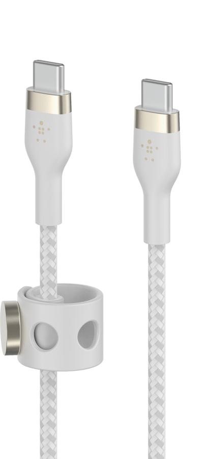 Belkin Boost Charge Pro Flex USB-C till C, 1m, Vit