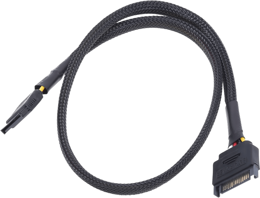 Phobya SATA-ström Förlängning 60CM