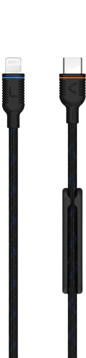 Unisynk USB-C - Lightning 1,2 m Svart