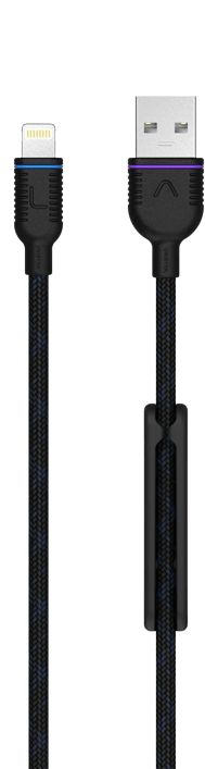 Unisynk USB-A - Lightning 2 m Svart