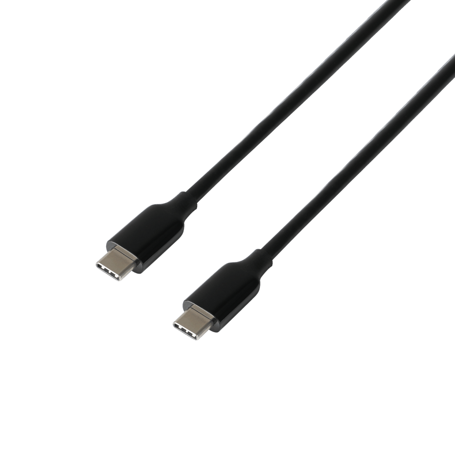DELTACO Active USB-C till USB-C 10 Gbit/s 60W/3A Svart 3M