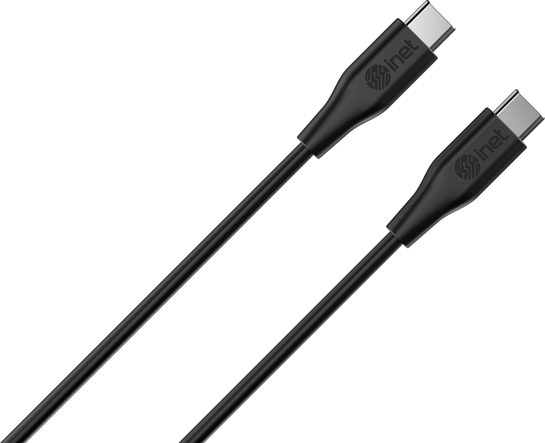 Inet USB-Kabel USB C-C 1m Svart