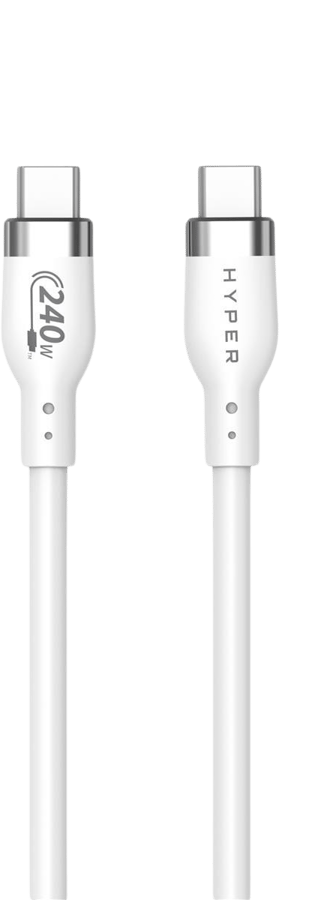 Hyper USB-C to USB-C 240W, 1m, Vit