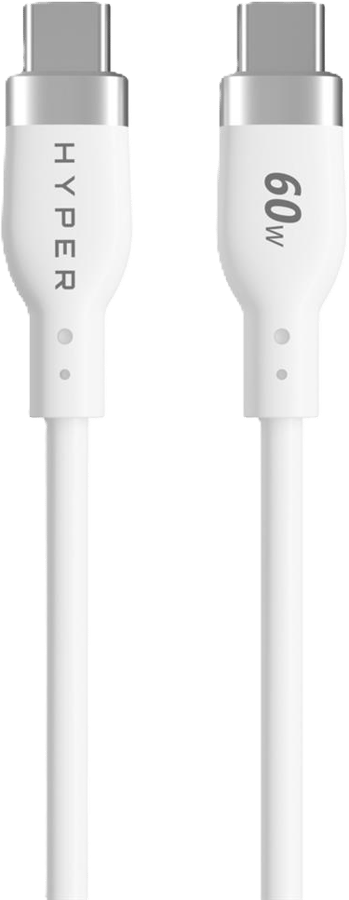 HyperJuice 60W Silicone USB-C to USB-C 1.5m Vit