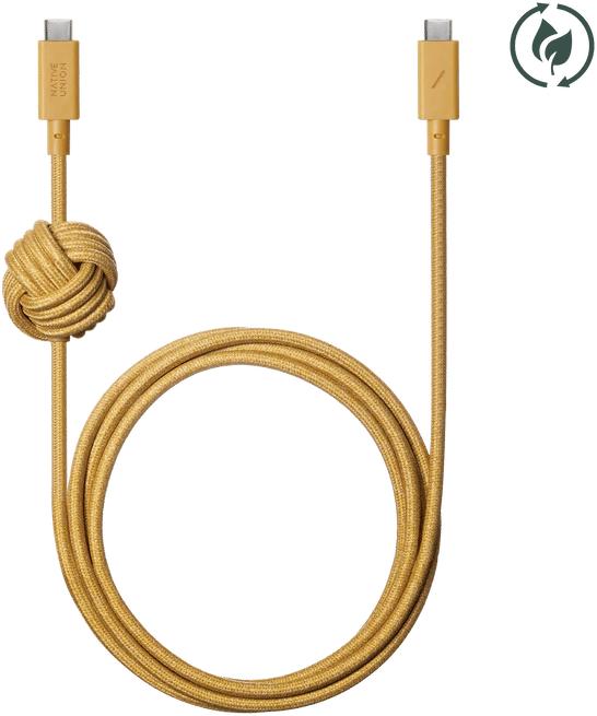 Native Union Anchor Cable USB- C till C. Kraft 3M