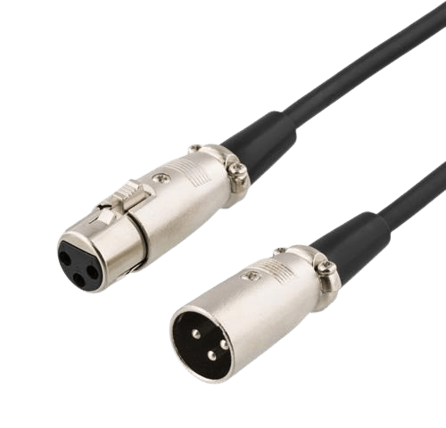 DELTACO Audiokabel XLR ha-ho Svart 2m