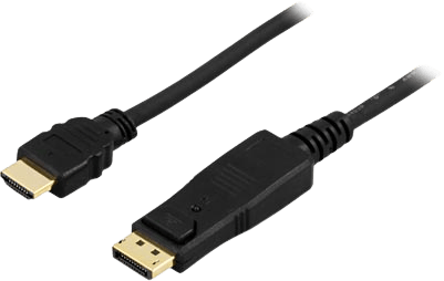 DisplayPort till HDMI ha-ha Svart 1m