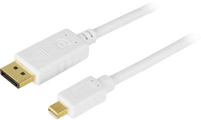 DELTACO DisplayPort 1.2 - miniDisplayPort Vit 3 m