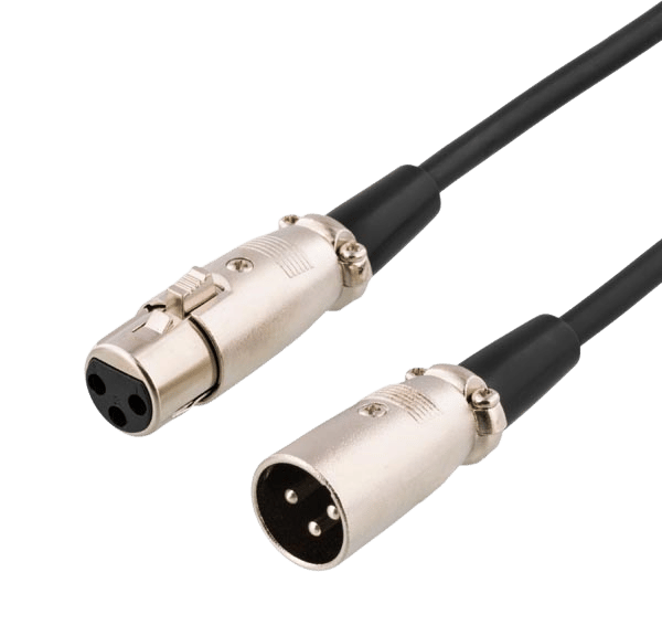 DELTACO Audiokabel XLR ha-ho Svart 10 m