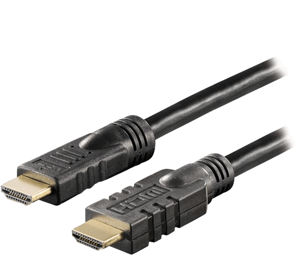DELTACO HDMI-kabel 1.4 ha-ha Aktiv Svart 10 m