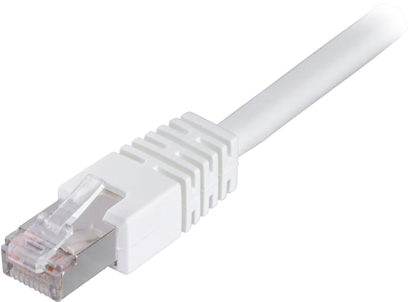 DELTACO TP-kabel Cat6 F/UTP Vit 3 m