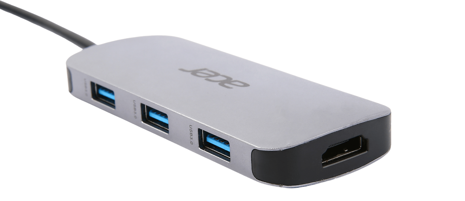 Acer USB-C Dockningsstation 100 W 7 portar Silver