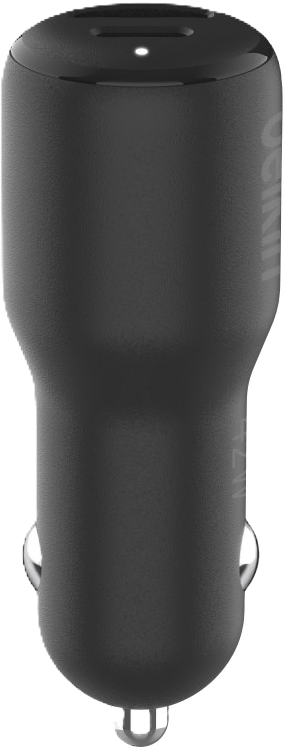 Belkin Billaddare 30W USB-C + 12W USB-A Svart