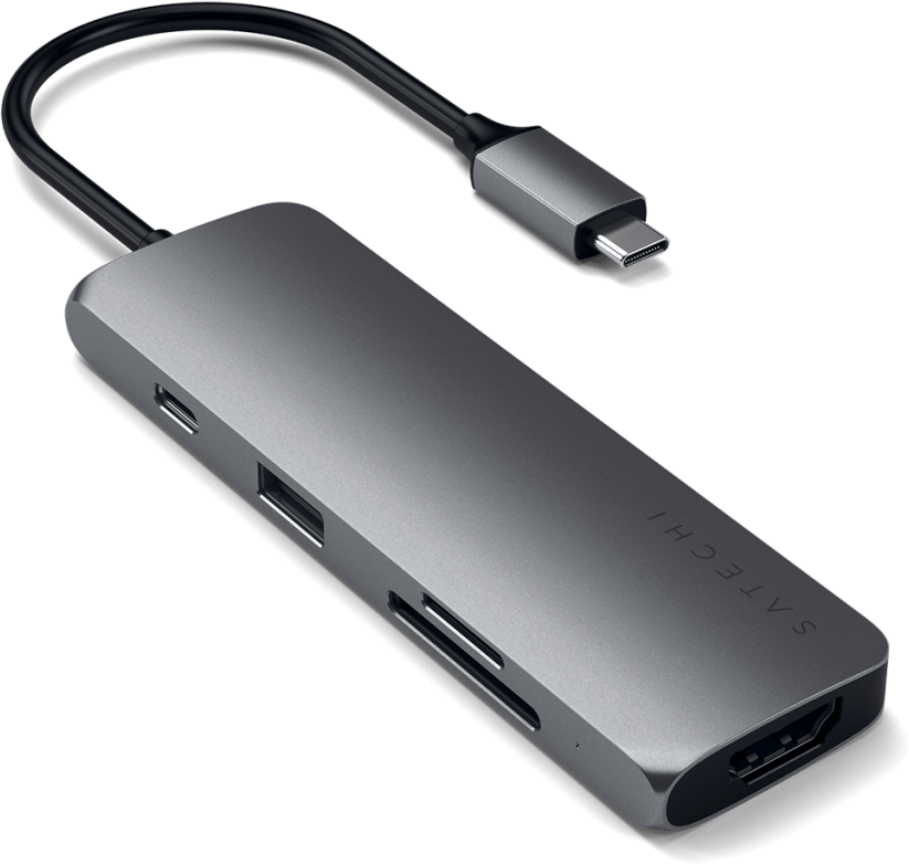 Satechi USB-C Multiport Hub Pro - Rymdgrå