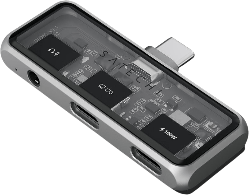 Satechi Mobile XR Hub med ljud - Rymdgrå
