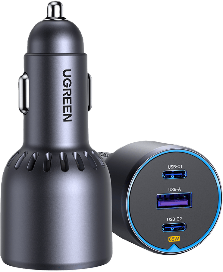 Ugreen Billaddare 75W 3 portar