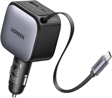 Ugreen Billaddare 90W med inbyggd kabel