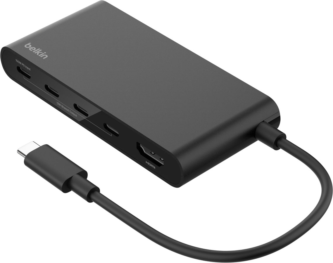 Belkin USB-C Hub 5 Portar 4k Hdmi