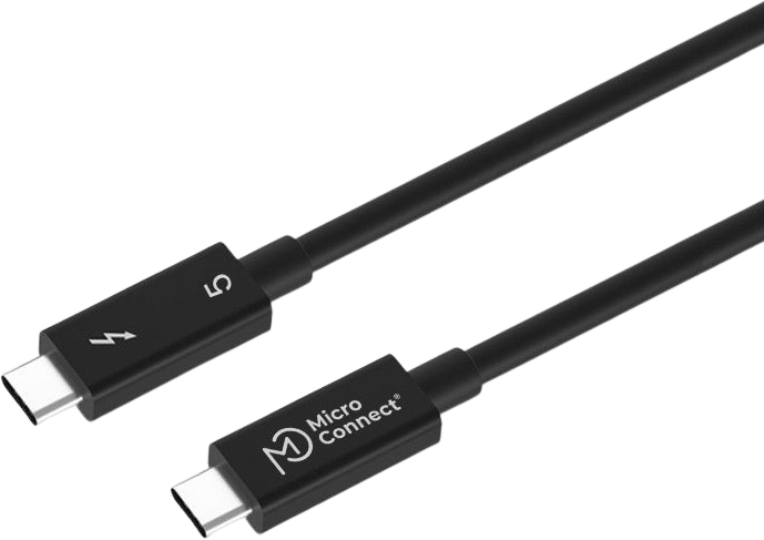 MicroConnect Thunderbolt 5 240W, 80 Gbps 1m