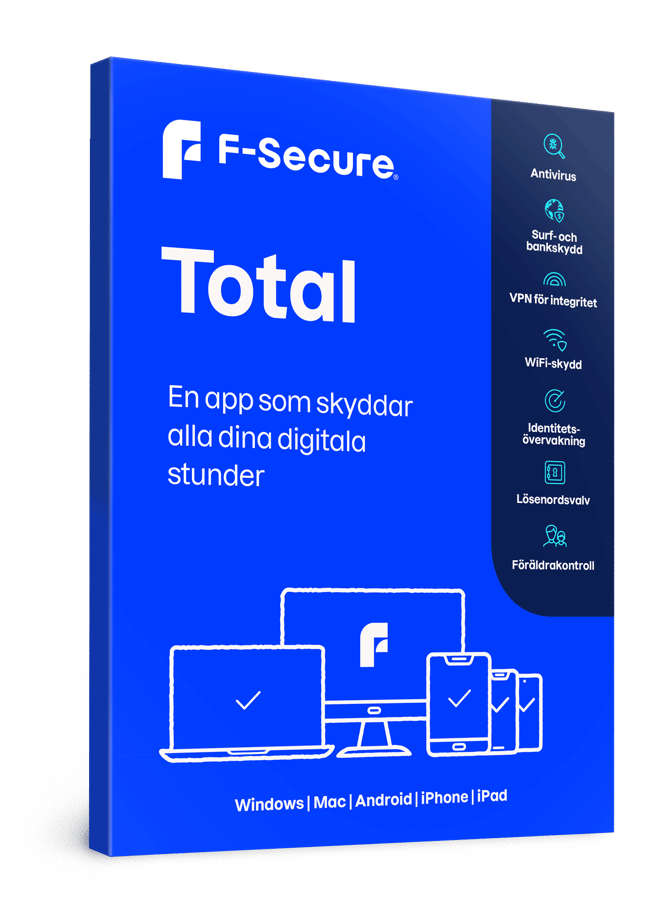 F-Secure Total 2 år, 1 enhet