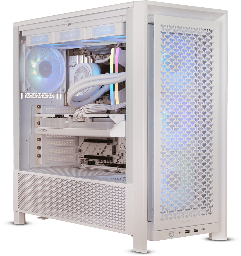 Inet System G70 R7X3D/9070 XT White