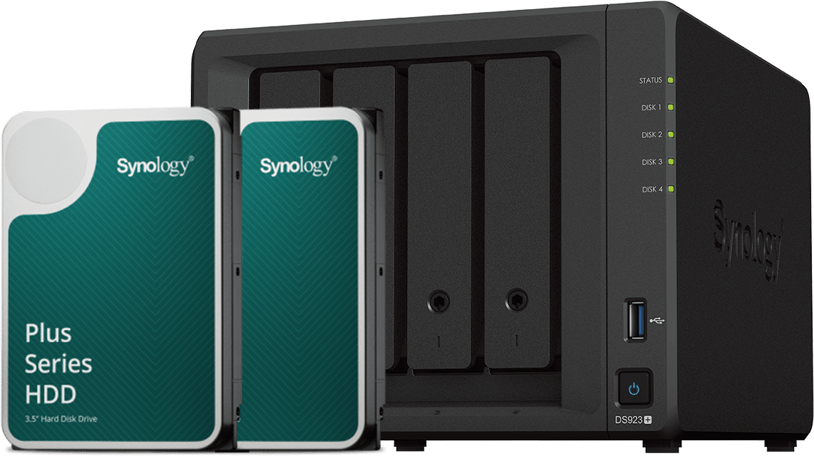 Synology DS923+ 8TB (2x4TB) HAT3300
