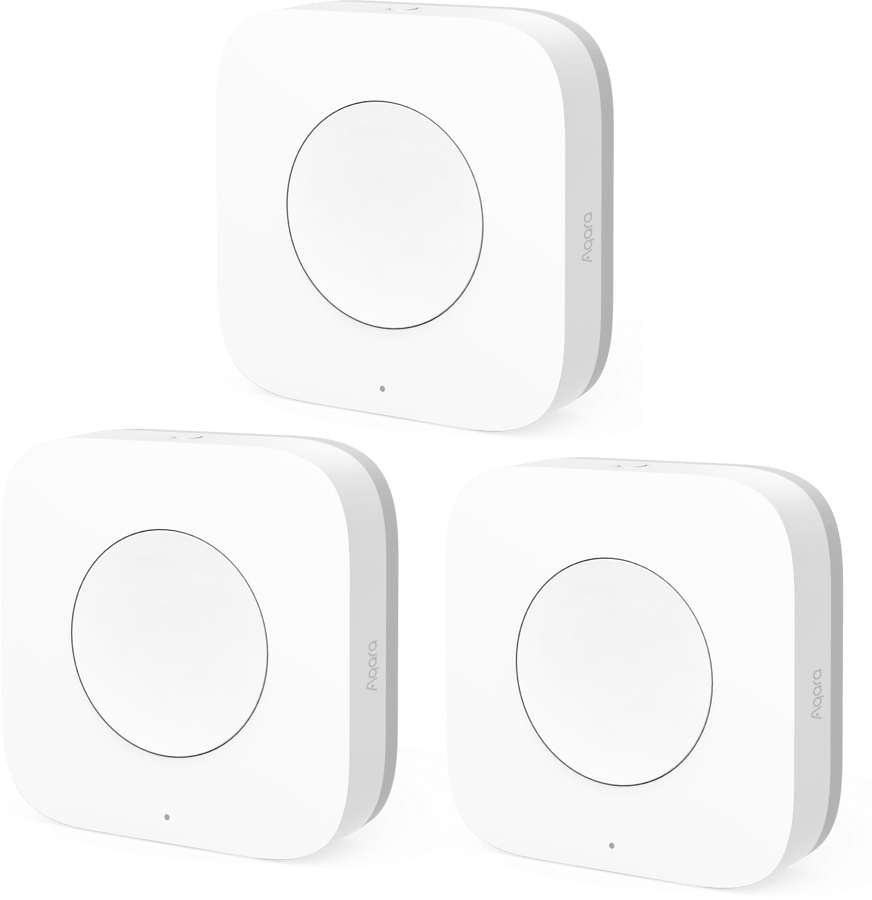 Aqara Wireless Mini Switch T1 3-pack