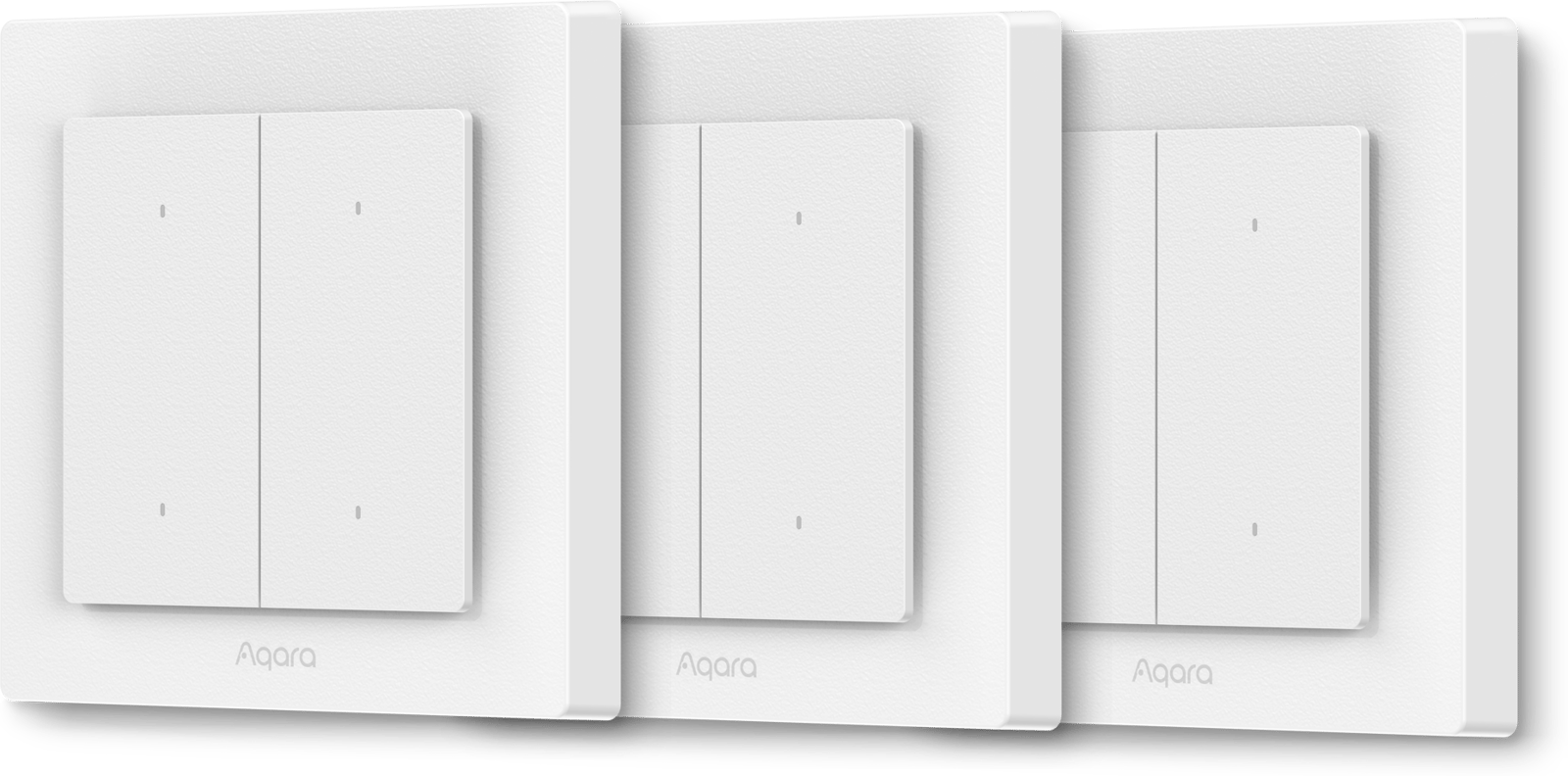 Aqara Strömbrytare H2 EU - 4 Brytare 2 Kanaler 3-pack