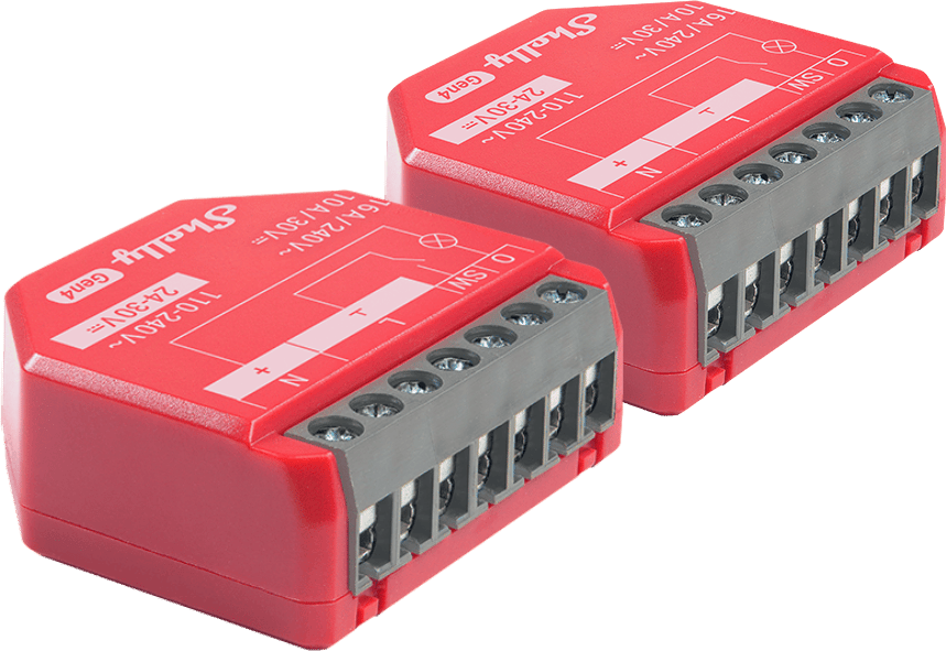 Shelly 1PM Gen 4 2-pack