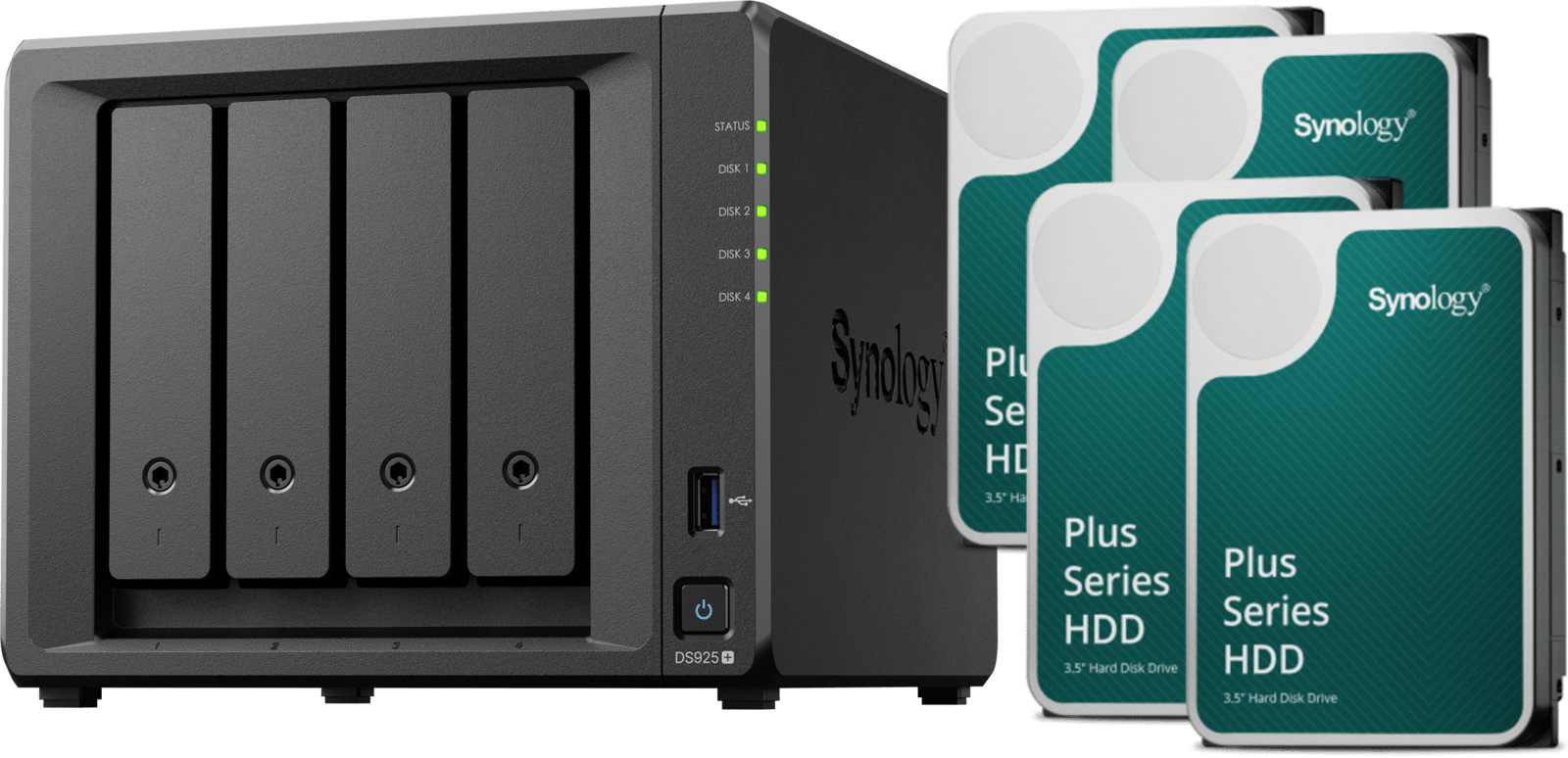 Synology DS925+ 64TB (4x16TB)