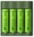 GP ReCyko Batteriladdare Everyday 4x 2100 mAh AA på köpet Grön