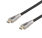 DELTACO HDMI-kabel 2.0 ha-ha Aktiv Tyg Svart 20 m