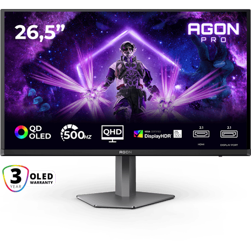 AOC 27" AGON Pro AG276QKD2 OLED QHD 500 Hz