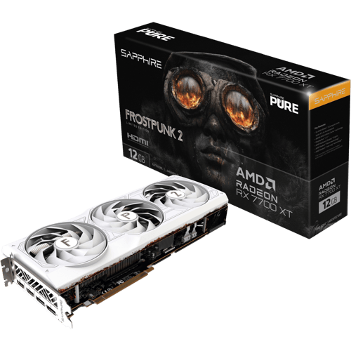 Sapphire Radeon RX 7700 XT 12GB Pure Frostpunk 2 Limited Edition