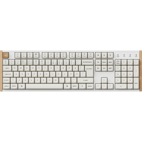Keychron K10 HE SE Wireless Tri-Mode Hot Swap QMK Gateron 2.0 Purple Magnetic Switch Wood White