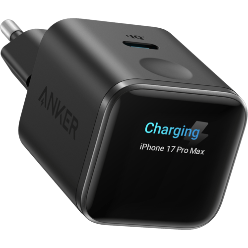 Anker Nano Charger Smart Display 45W Svart