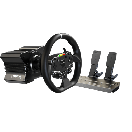 Moza - R5 - Wheel base, ES Wheel, SR-P lite pedals Bundle