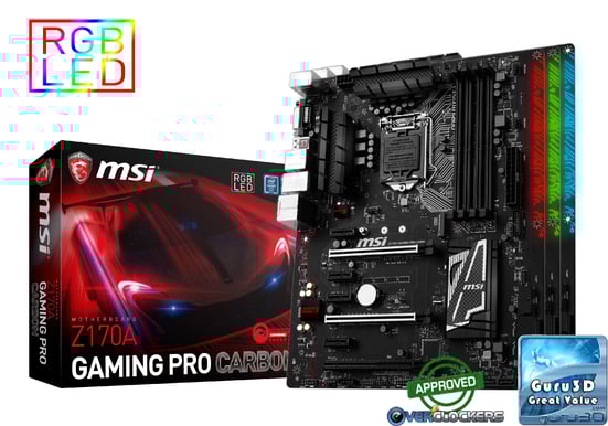 MSI Z170A GAMING PRO CARBON