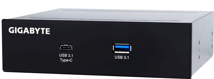 Gigabyte 5.25" USB 3.1 Frontpanel